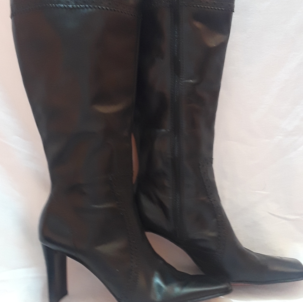 Westies Black Faux leather Boots,  8M
